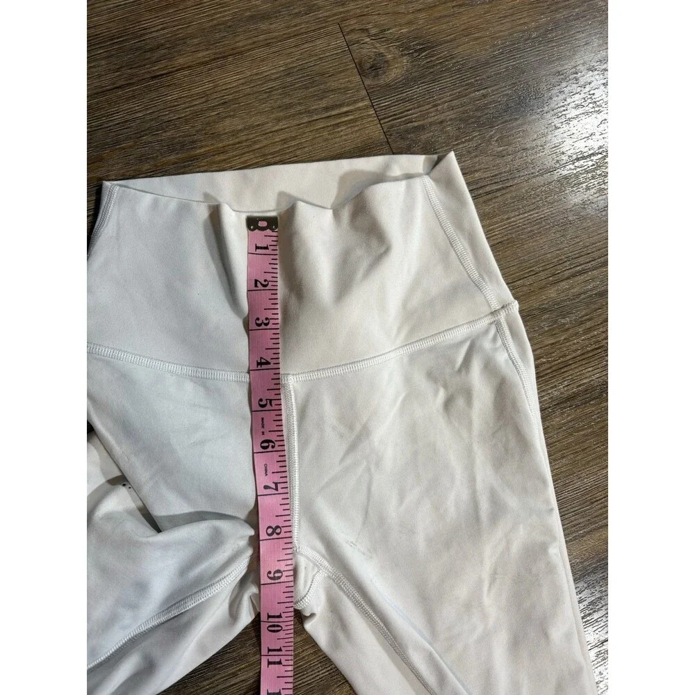 Lululemon Womens White Wunder Under Leggings Size 2 High Rise